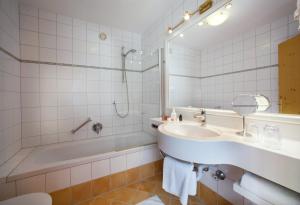 Koupelna v ubytování Hotel Bruno