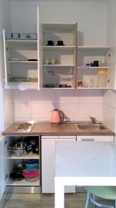 Küche/Küchenzeile in der Unterkunft Comfortable Studio in Sumartin with Sea View - 22 m²
