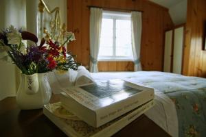 Postel nebo postele na pokoji v ubytování Hotel Serenade de Franz Schubert