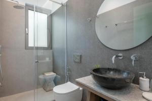 A bathroom at Anthos Villas - Chania