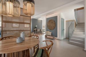 A seating area at Anthos Villas - Chania