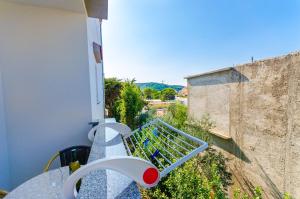 Balkón alebo terasa v ubytovaní Apartments Ruza-Rajska beach