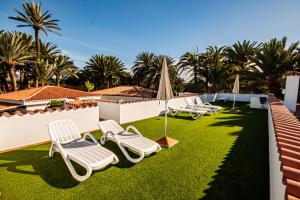 A garden outside Eden Meloneras by TAM Resorts