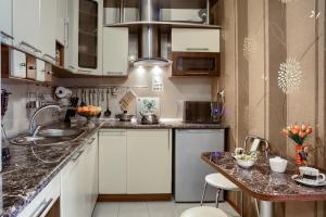 Cuisine ou kitchenette dans l'établissement Apartament nad Kryniczanką