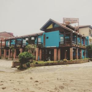 El edificio en el que está el hotel