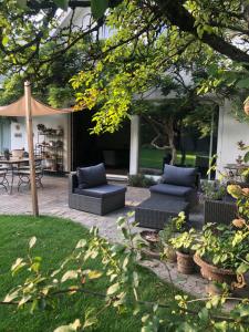 Zahrada ubytování Villa Plagniau