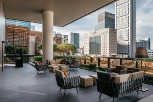 Posezení v ubytování The Clan Hotel Singapore by Far East Hospitality