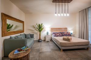 Giường trong phòng chung tại San Baio B&B