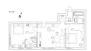 Půdorys ubytování Haus Rali