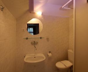 Koupelna v ubytování Hotel Stara Posta