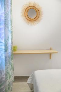 Postel nebo postele na pokoji v ubytování Calma apartment