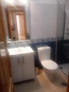 Koupelna v ubytování Casa Herrera