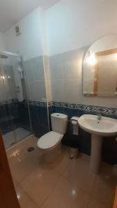 Koupelna v ubytování Casa Herrera