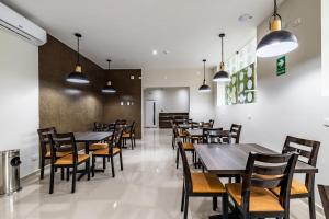 ห้องอาหารหรือที่รับประทานอาหารของ Hotel Solec Piura