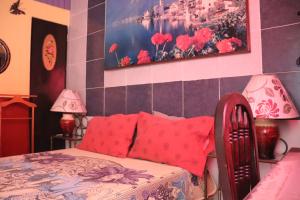 Voodi või voodid majutusasutuse Hostel Casa Zalaoui toas
