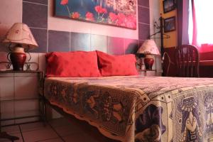 Voodi või voodid majutusasutuse Hostel Casa Zalaoui toas