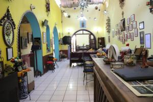 Istumisnurk majutusasutuses Hostel Casa Zalaoui