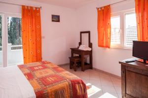 Cama o camas de una habitación en Rooms Vesna