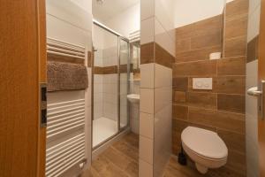 Koupelna v ubytování Hotel Panský dům