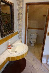 Koupelna v ubytování Hotel Bahia Taitza