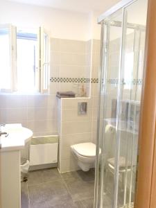 ห้องน้ำของ Appartement charmant à Galéria avec vue sur mer, 39 m²