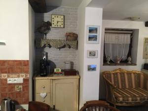 Kuchyň nebo kuchyňský kout v ubytování Apartmán Vrchlice
