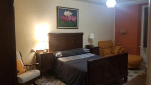 A bed or beds in a room at Piso romantico y espacioso