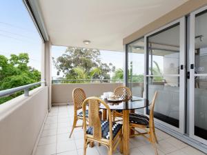Balkón nebo terasa v ubytování Bayview Apartments 10 42 Stockton St - Stylish apartment with air conditioning and Wi-Fi conveniently located in the heart of Nelson Bay