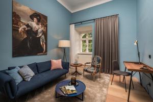 Posezení v ubytování Boutique Hotel Zum Oberjäger, Schloss Lackenbach