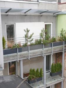 Balkón nebo terasa v ubytování ROOMS BYTOM