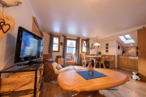 TV a/nebo společenská místnost v ubytování Gipfelstürmer