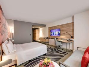 Телевизор и/или развлекательный центр в Novotel Sharjah Expo Centre
