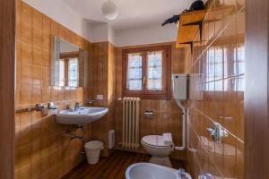 Koupelna v ubytování Hotel Dufour