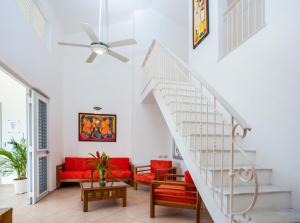 Istumisnurk majutusasutuses Albachiara Hotel - Las Terrenas