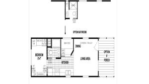 a floor plan of a house at FunStays Glamping Tiny House Double Loft Site 6 in Moab