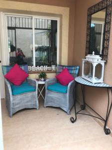 Posezení v ubytování Casa Oasis