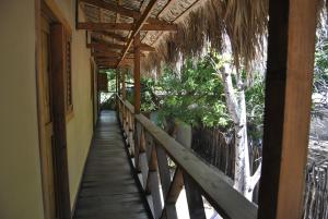 En balkon eller terrasse på Hotel Loro Tuerto