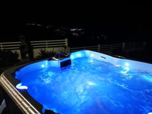 Bazén v ubytování Bélavue & SPA Privé, avec vue panoramique sur mer, jardin créole paysager, jacuzzi privé nebo v jeho okolí