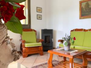 Posezení v ubytování Exlusive Pool Villa - Cascina Relais