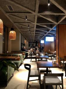 Istumisnurk majutusasutuses Baza Smart Hotel