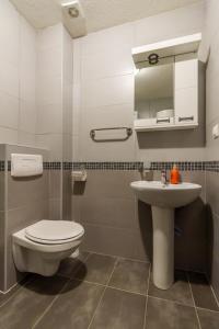 un baño con inodoro y lavabo en Apartman Nađa, en Zlatibor