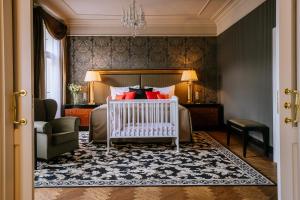 Posteľ alebo postele v izbe v ubytovaní Grandhotel Pupp