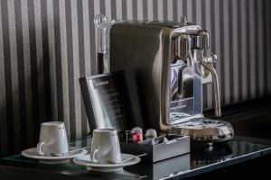 Príslušenstvo na prípravu kávy alebo čaju v ubytovaní Grandhotel Pupp