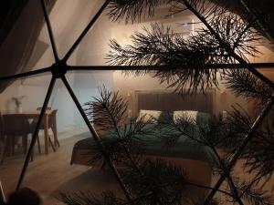 Podniebny Glamping客房内的一张或多张床位