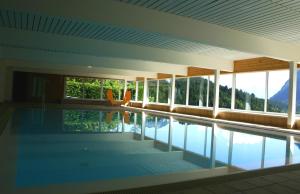 una piscina con vistas a las montañas en Apartment Adam Tauplitz by FiS - Fun in Styria, en Tauplitz