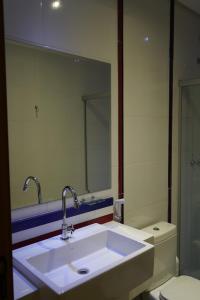 Koupelna v ubytování Pak Suítes Hotel