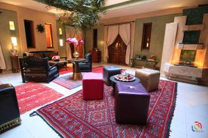 Oleskelutila majoituspaikassa Riad l'Heure d'Eté