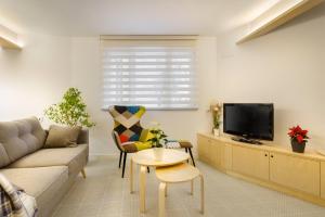 TV a/nebo společenská místnost v ubytování Loft Casa Berdón