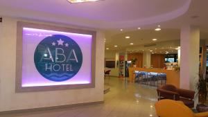 Postel nebo postele na pokoji v ubytování Abahotel