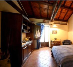 Postel nebo postele na pokoji v ubytování Agriturismo Monte Valentino